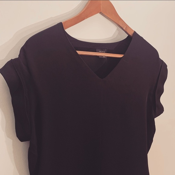 Theory Double Georgette Gydana Dress - Picture 3 of 7